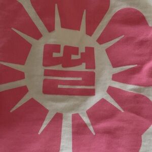 Sundae School Pink and Cream Floral Graphic Tee